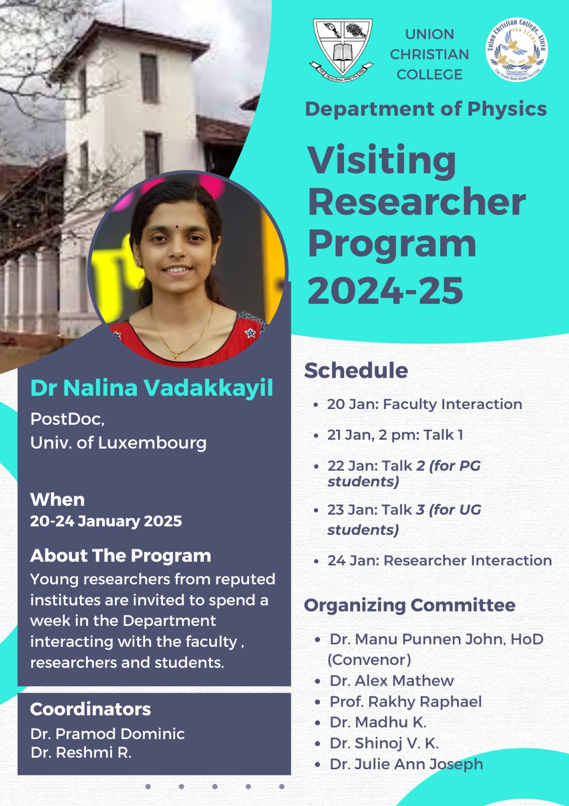 Visiting Researcher Programme 2024-25