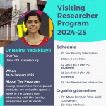 Visiting Researcher Programme 2024-25