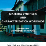 Two day workshop on ‘ Material synthesis and characterization’